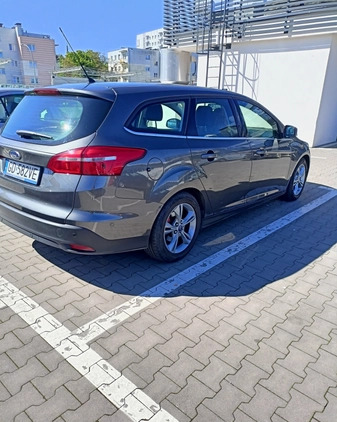 Ford Focus cena 34000 przebieg: 213500, rok produkcji 2016 z Gdańsk małe 301